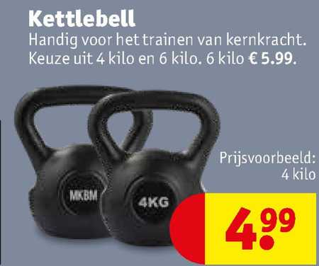 blad hebzuchtig boot kettlebell folder aanbieding bij Kruidvat - details