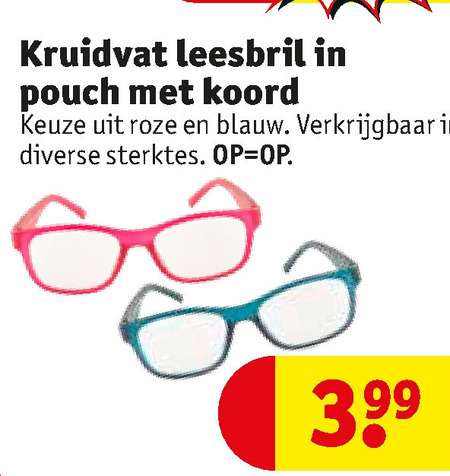 Kruidvat Huismerk   leesbril folder aanbieding bij  Kruidvat - details