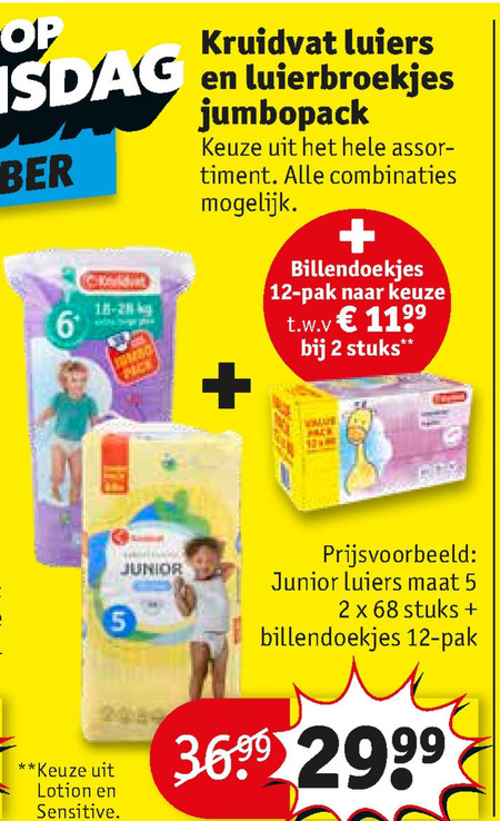 Kruidvat Huismerk   luierbroekjes, luiers folder aanbieding bij  Kruidvat - details