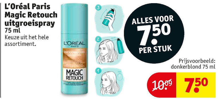 L Oreal   haarkleuring folder aanbieding bij  Kruidvat - details