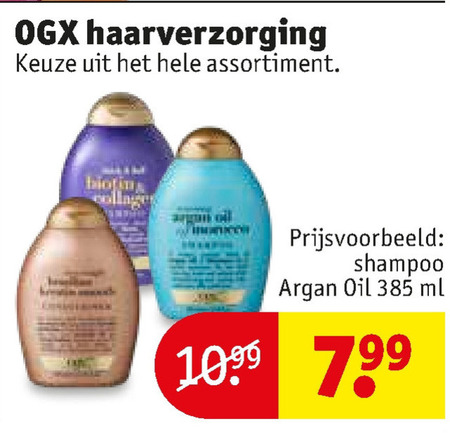 OGX   shampoo folder aanbieding bij  Kruidvat - details