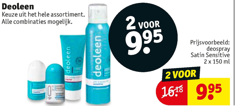 Deoleen   deodorant folder aanbieding bij  Kruidvat - details