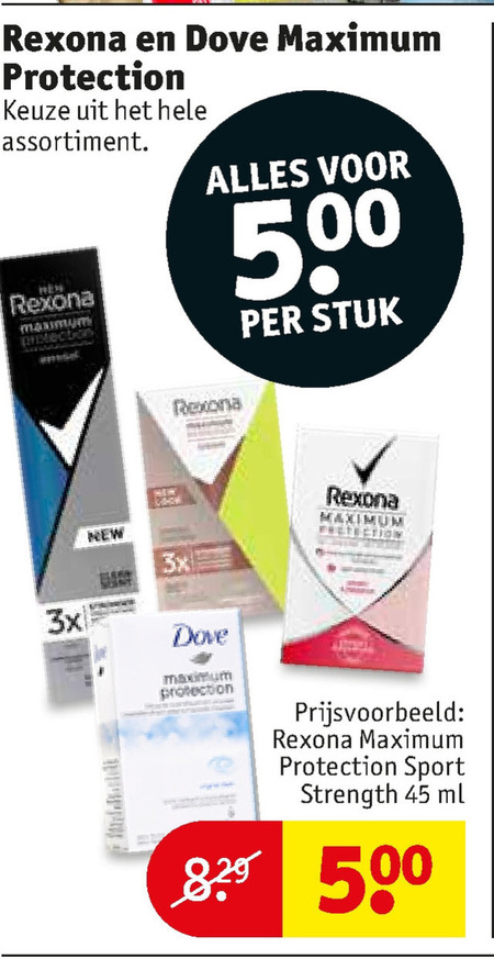 Rexona   deodorant folder aanbieding bij  Kruidvat - details