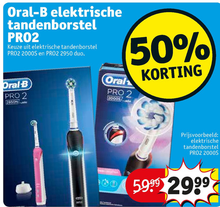 Braun Oral-B   electrische tandenborstel folder aanbieding bij  Kruidvat - details