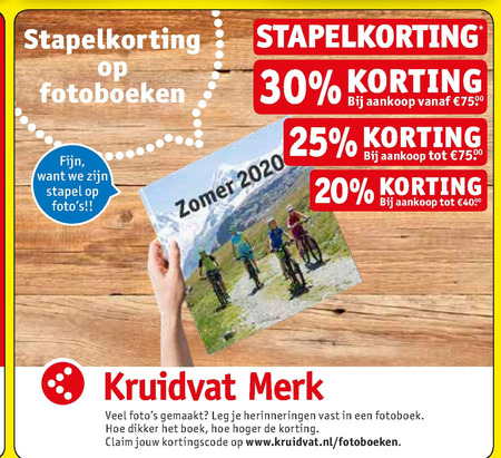 Vriendelijkheid Edele Aubergine fotoboek folder aanbieding bij Kruidvat - details