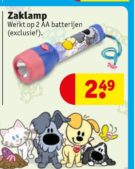 Woezel en Pip   zaklamp folder aanbieding bij  Kruidvat - details