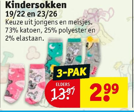 Woezel en Pip   jongenssokken, meisjessokken folder aanbieding bij  Kruidvat - details