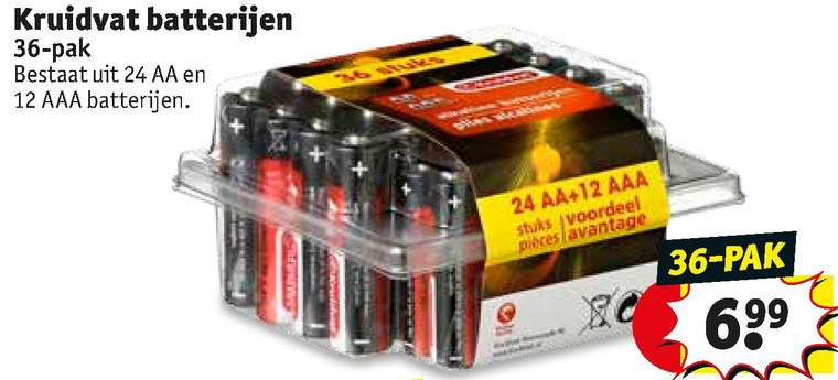 Kruidvat Huismerk   batterij folder aanbieding bij  Kruidvat - details