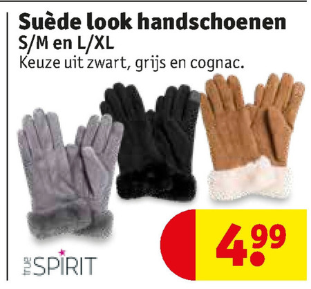 TrueSpirit   dameshandschoenen folder aanbieding bij  Kruidvat - details