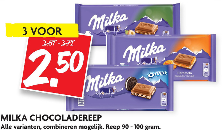 Milka   chocolade folder aanbieding bij  Dekamarkt - details