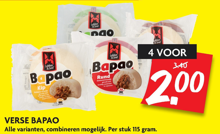 Humapro   bapao broodje folder aanbieding bij  Dekamarkt - details