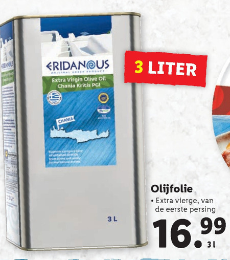 Eridanous   olijfolie folder aanbieding bij  Lidl - details