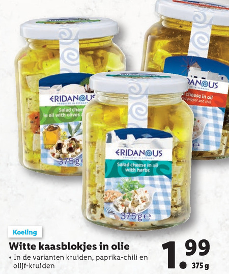 Eridanous   feta folder aanbieding bij  Lidl - details