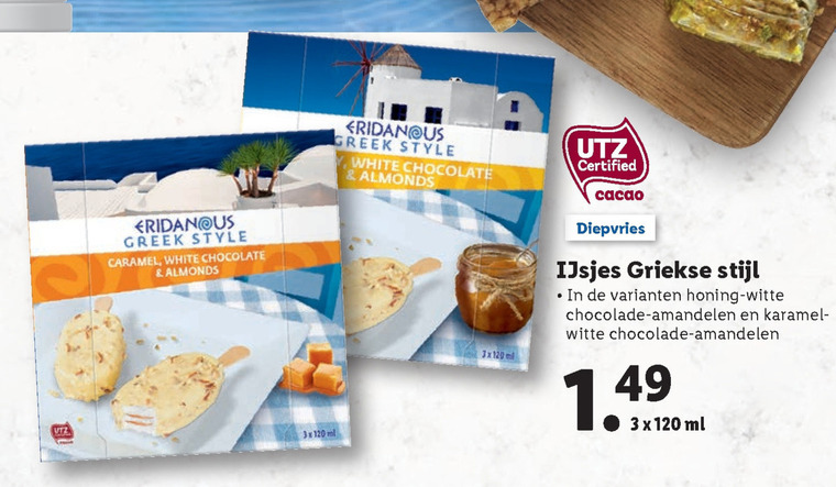 Eridanous   ijslollies folder aanbieding bij  Lidl - details