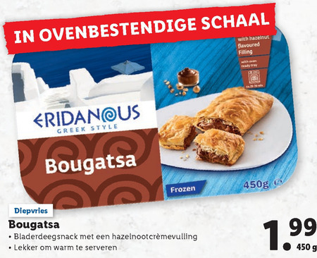 Eridanous   toetje folder aanbieding bij  Lidl - details