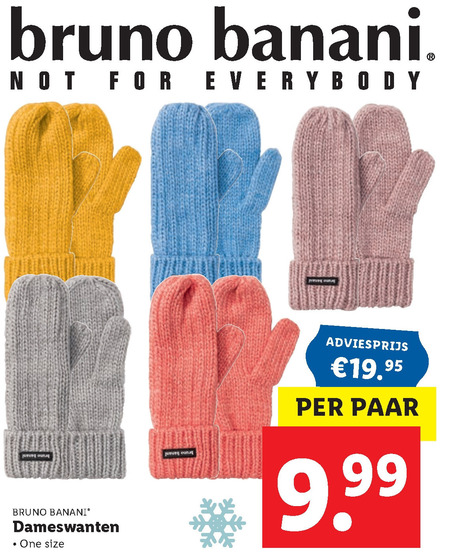 Bruno Banani   dameshandschoenen folder aanbieding bij  Lidl - details