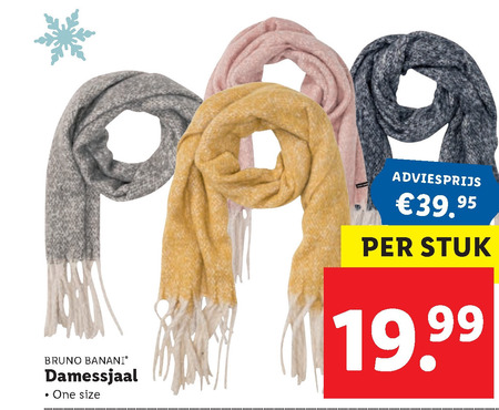 Bruno Banani   damessjaal folder aanbieding bij  Lidl - details