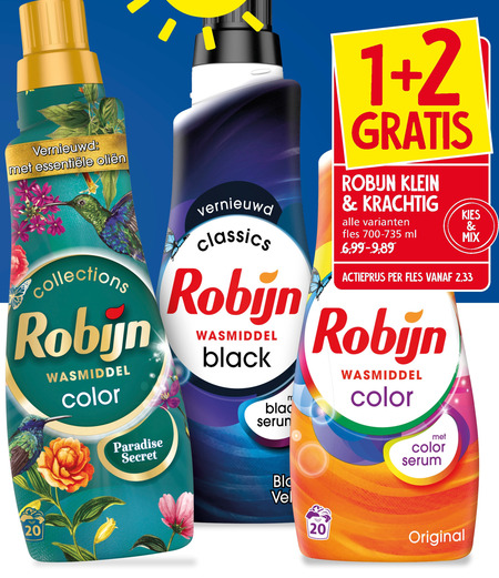 Robijn   wasmiddel folder aanbieding bij  Jan Linders - details