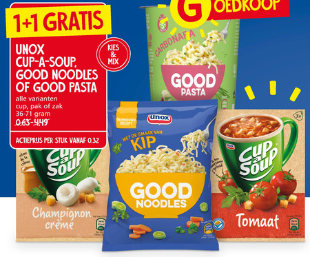 Cup a Soup   noodles, soep folder aanbieding bij  Jan Linders - details