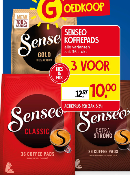 Douwe Egberts Senseo   koffiepad folder aanbieding bij  Jan Linders - details