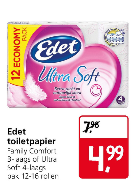 Edet   toiletpapier folder aanbieding bij  Jan Linders - details