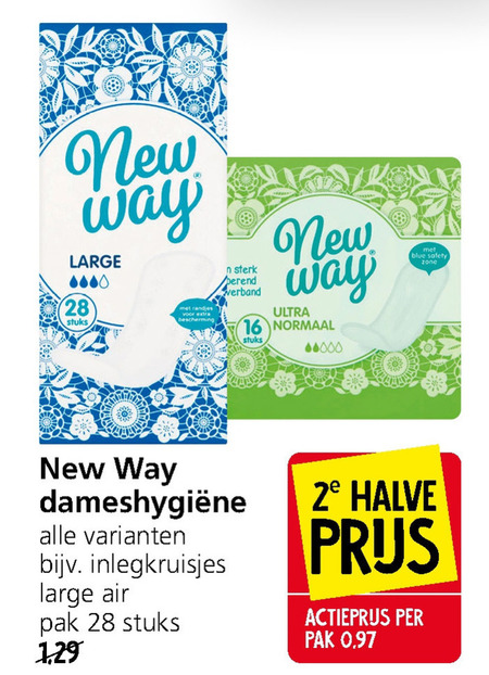 New Way   maandverband, inlegkruisjes folder aanbieding bij  Jan Linders - details