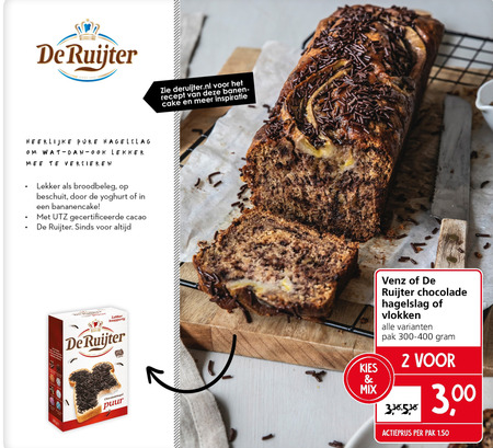 Venz   boterhamvlokken, hagelslag folder aanbieding bij  Jan Linders - details