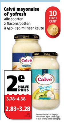 Calve   mayonaise folder aanbieding bij  Poiesz - details