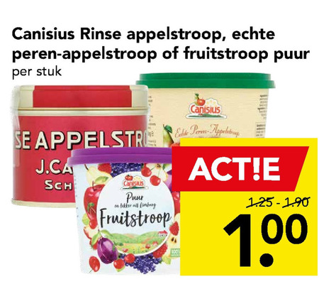 Canisius   appelstroop folder aanbieding bij  Deen - details