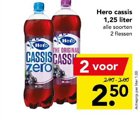 Hero   frisdrank folder aanbieding bij  Deen - details