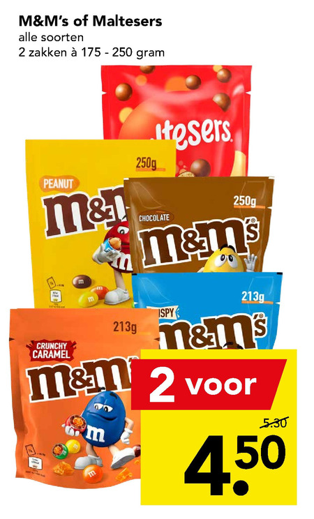 Maltesers   chocolade, chocoladepindas folder aanbieding bij  Deen - details