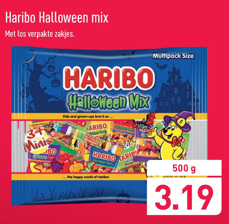 Haribo   snoep folder aanbieding bij  Aldi - details