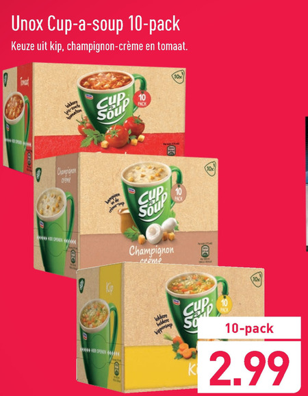 Cup a Soup   soep folder aanbieding bij  Aldi - details