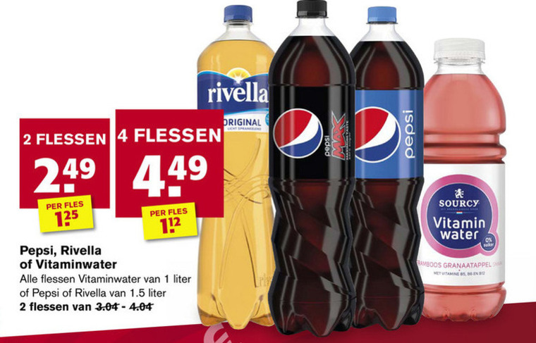 Pepsi   fruitdrank, frisdrank folder aanbieding bij  Hoogvliet - details