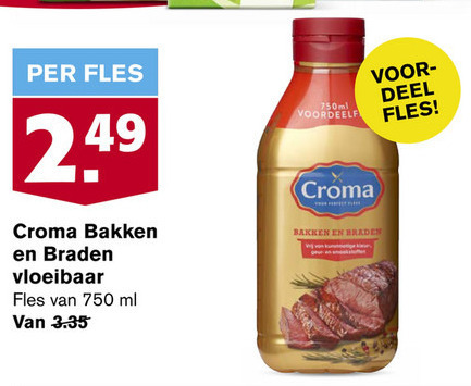 Croma   olie en vetten folder aanbieding bij  Hoogvliet - details