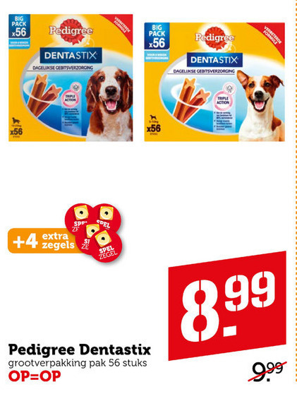 Pedigree Dentastix   hondensnacks folder aanbieding bij  Coop - details