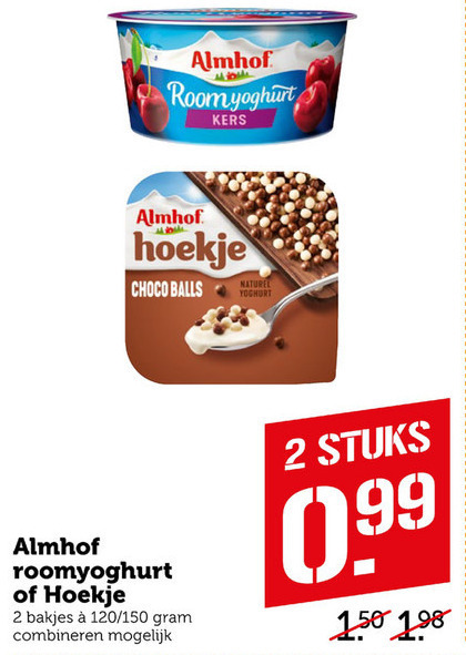 Almhof   toetje, vruchtenyoghurt folder aanbieding bij  Coop - details