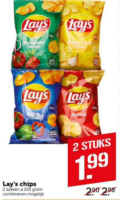 Lays   chips folder aanbieding bij  Coop - details