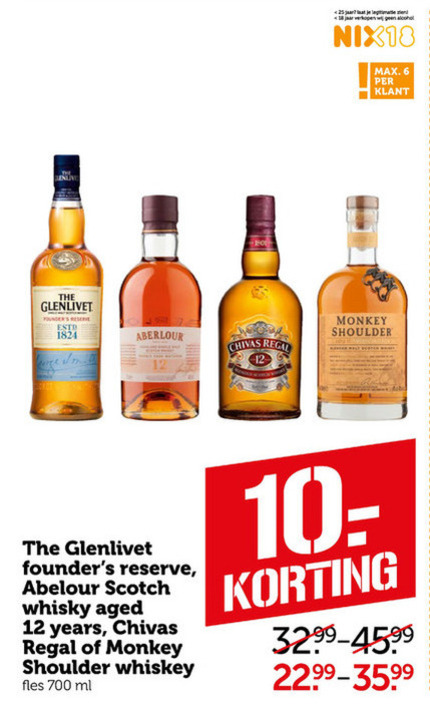 Glenlivet   whisky folder aanbieding bij  Coop - details