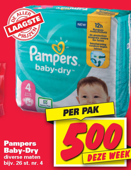 Pampers   luiers folder aanbieding bij  Nettorama - details