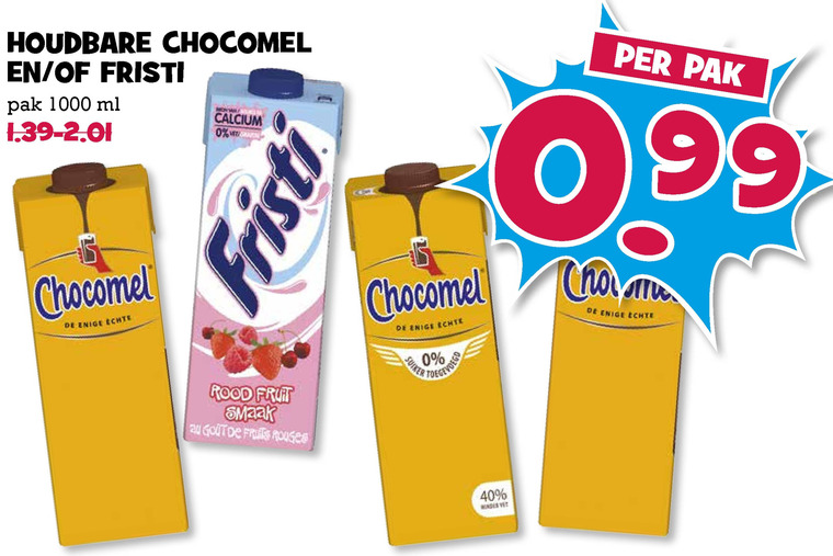 Chocomel   drinkyoghurt, chocolademelk folder aanbieding bij  Boons Markt - details