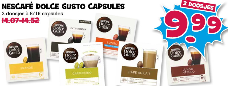 Nescafe   dolce gusto capsules folder aanbieding bij  Boons Markt - details