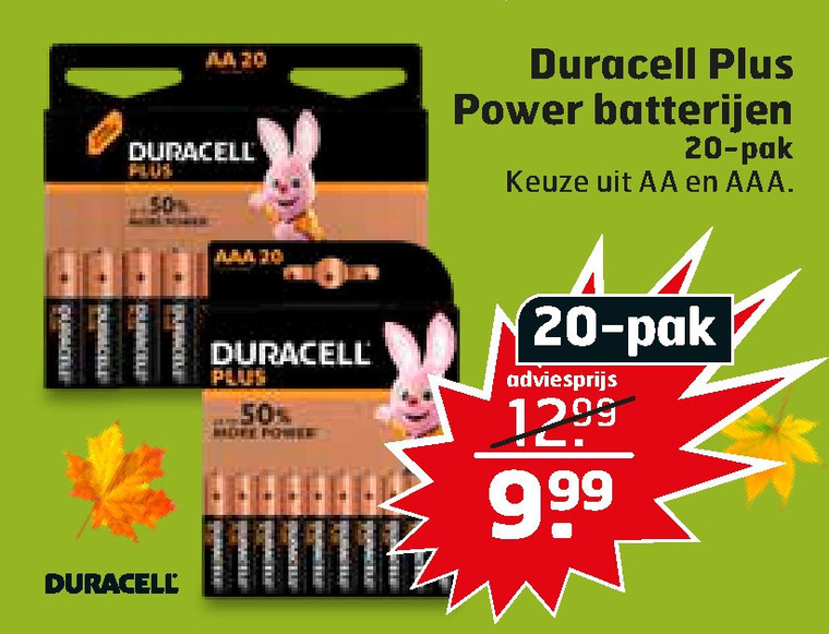 Duracell   batterij folder aanbieding bij  Trekpleister - details