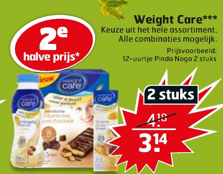 WeightCare   afslankmaaltijd folder aanbieding bij  Trekpleister - details