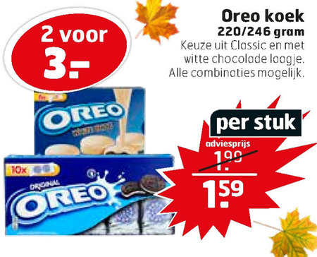 Oreo   biscuits folder aanbieding bij  Trekpleister - details