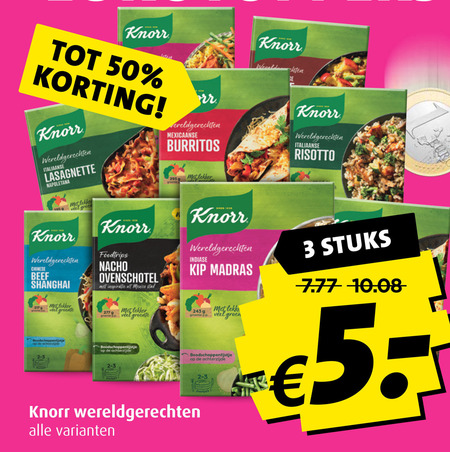 Knorr   maaltijdmix folder aanbieding bij  Boni - details