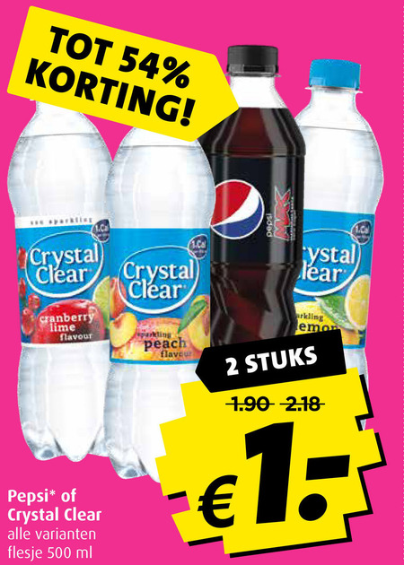 Pepsi   fruitdrank, cola folder aanbieding bij  Boni - details