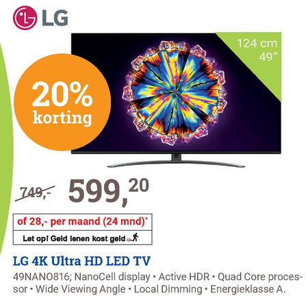 LG   4k ultrahd televisies folder aanbieding bij  BCC - details