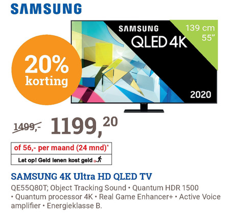 Samsung   4k ultrahd televisies folder aanbieding bij  BCC - details