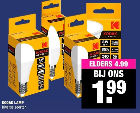 Kodak   led lamp folder aanbieding bij  Big Bazar - details